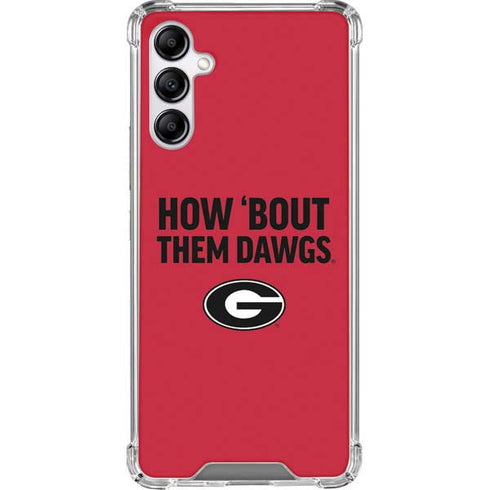 University of Georgia How Bout Them Dawgs Galaxy A14 5G Clear Case