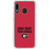 University of Georgia How Bout Them Dawgs Galaxy A20 Clear Case