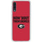 University of Georgia How Bout Them Dawgs Galaxy A50 Clear Case