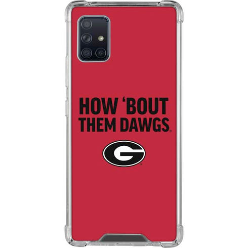 University of Georgia How Bout Them Dawgs Galaxy A51 5G Clear Case