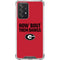 University of Georgia How Bout Them Dawgs Galaxy A52 5G Clear Case