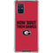 University of Georgia How Bout Them Dawgs Galaxy A71 5G Clear Case