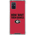 University of Georgia How Bout Them Dawgs Galaxy A71 5G Clear Case