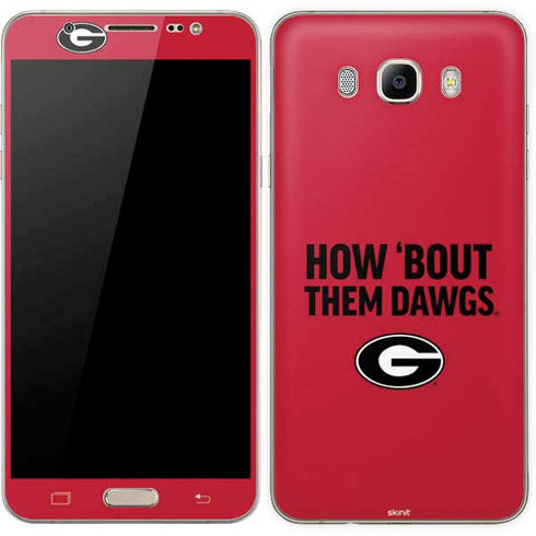 University of Georgia How Bout Them Dawgs Galaxy J7 Skin