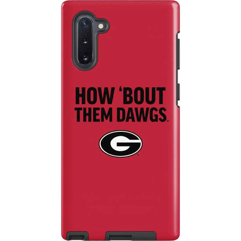 University of Georgia How Bout Them Dawgs Galaxy Note 10 Pro Case