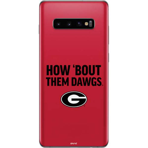 University of Georgia How Bout Them Dawgs Galaxy S10 Plus Skin