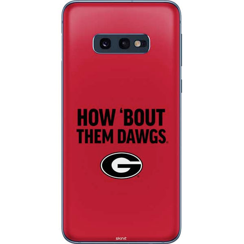 University of Georgia How Bout Them Dawgs Galaxy S10e Skin