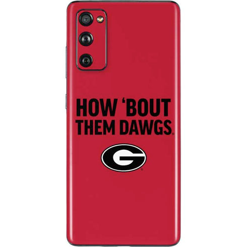 University of Georgia How Bout Them Dawgs Galaxy S20 Fan Edition Skin