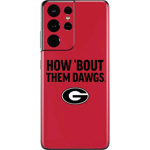University of Georgia How Bout Them Dawgs Galaxy S21 Ultra 5G Skin