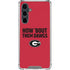 University of Georgia How Bout Them Dawgs Galaxy S23 FE Clear Case