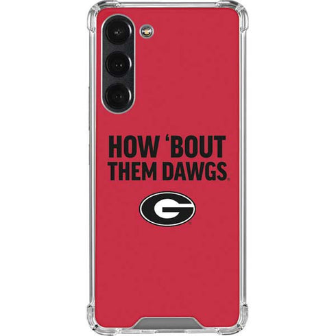 University of Georgia How Bout Them Dawgs Galaxy S23 Plus Clear Case