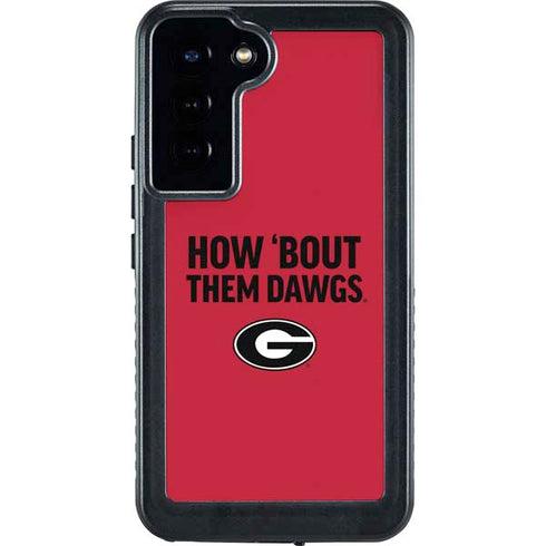 University of Georgia How Bout Them Dawgs Galaxy S23 Plus Waterproof Case
