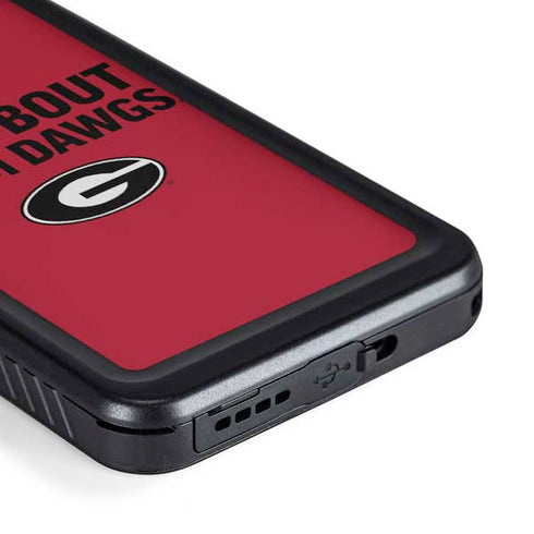 University of Georgia How Bout Them Dawgs Galaxy S23 Plus Waterproof Case