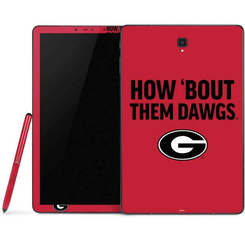 University of Georgia How Bout Them Dawgs Samsung Galaxy Tab Skin