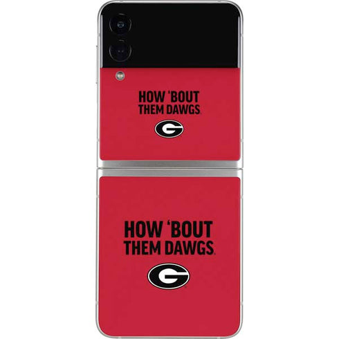 University of Georgia How Bout Them Dawgs Galaxy Z Flip3 5G Skin