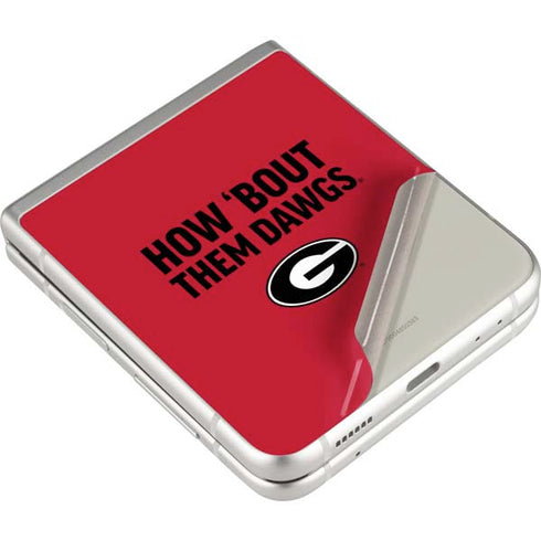 University of Georgia How Bout Them Dawgs Galaxy Z Flip3 5G Skin