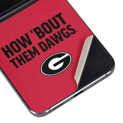 University of Georgia How Bout Them Dawgs Galaxy Z Flip5 5G Skin
