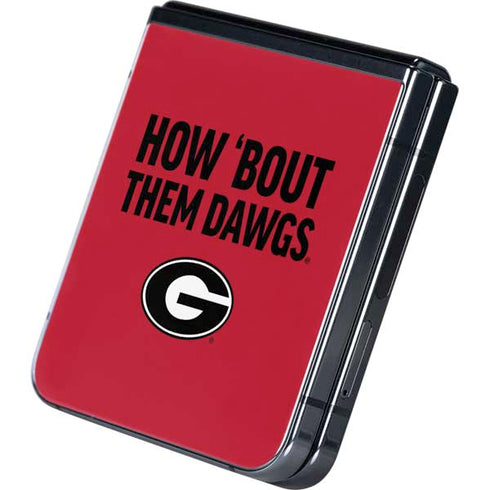 University of Georgia How Bout Them Dawgs Galaxy Z Flip5 5G Skin