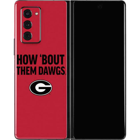 University of Georgia How Bout Them Dawgs Galaxy Z Fold2 5G Skin