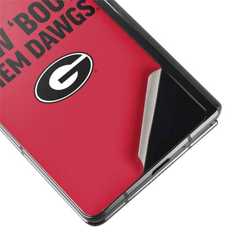 University of Georgia How Bout Them Dawgs Galaxy Z Fold2 5G Skin
