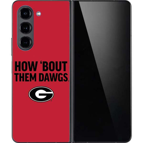 University of Georgia How Bout Them Dawgs Galaxy Z Fold5 5G Skin