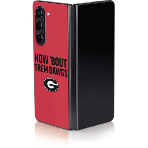 University of Georgia How Bout Them Dawgs Galaxy Z Fold5 5G Skin