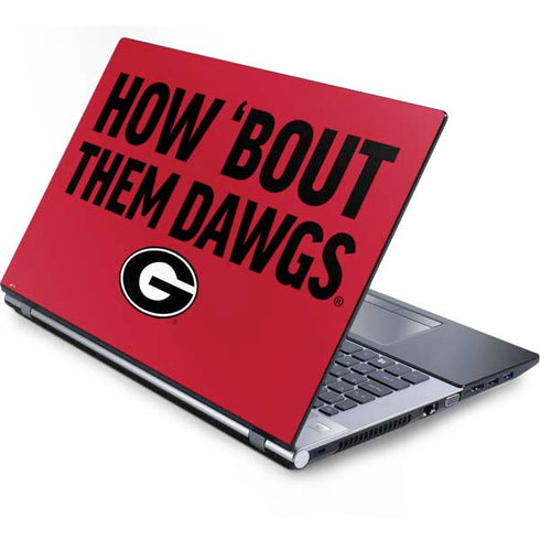University of Georgia How Bout Them Dawgs Generic Laptop Skin