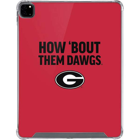 University of Georgia How Bout Them Dawgs iPad Pro 12.9in (2020) Clear Case