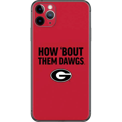 University of Georgia How Bout Them Dawgs iPhone 11 Pro Max Skin