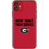 University of Georgia How Bout Them Dawgs iPhone 11 Skin