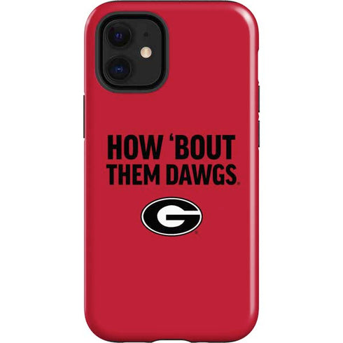 University of Georgia How Bout Them Dawgs iPhone 12 Mini Impact Case