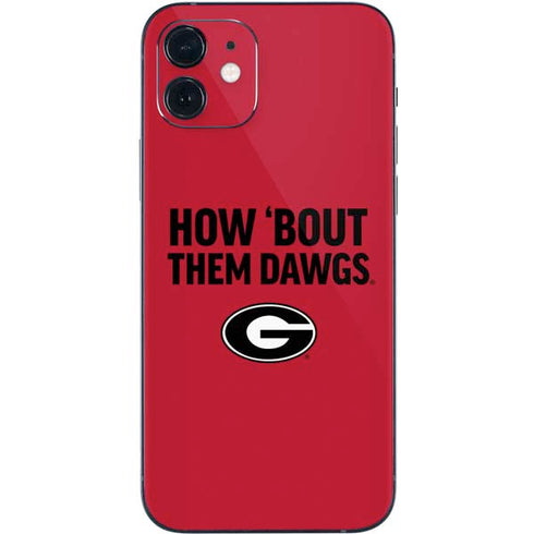 University of Georgia How Bout Them Dawgs iPhone 12 Mini Skin