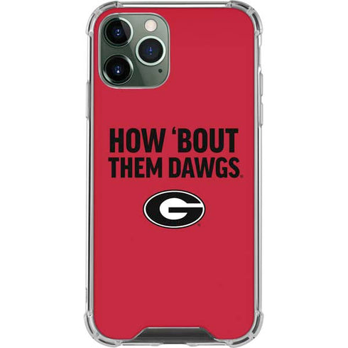 University of Georgia How Bout Them Dawgs iPhone 12 Pro Max Clear Case
