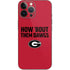 University of Georgia How Bout Them Dawgs iPhone 13 Pro Max Skin