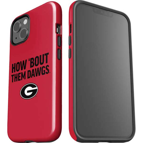 University of Georgia How Bout Them Dawgs iPhone 15 Plus Impact Case