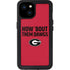 University of Georgia How Bout Them Dawgs iPhone 15 Plus Waterproof Case