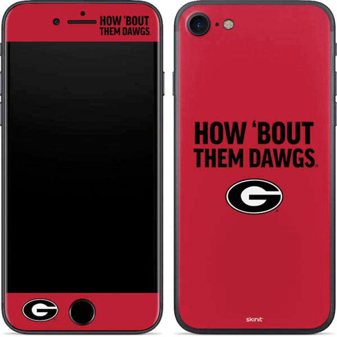 University of Georgia How Bout Them Dawgs iPhone 7 Skin
