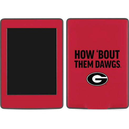 University of Georgia How Bout Them Dawgs Amazon Kindle Skin