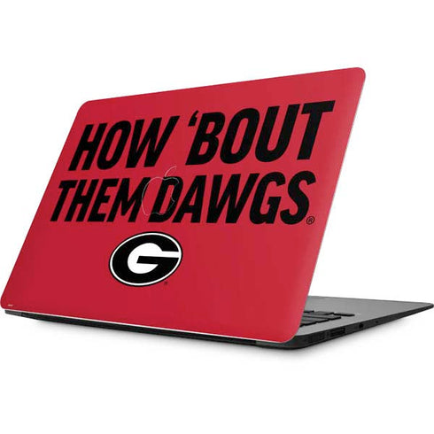 University of Georgia How Bout Them Dawgs Apple MacBook Skin