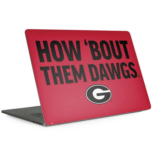 University of Georgia How Bout Them Dawgs Apple MacBook Pro 15-inch Skin