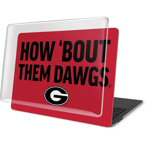 University of Georgia How Bout Them Dawgs MacBook Pro 15in (2016-19) Case plus Skin