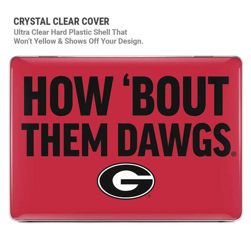 University of Georgia How Bout Them Dawgs MacBook Pro 15in (2016-19) Case plus Skin