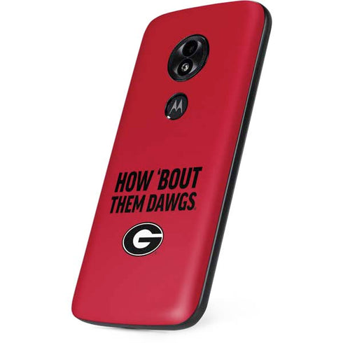 University of Georgia How Bout Them Dawgs Moto E5 Play Skin