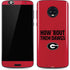 University of Georgia How Bout Them Dawgs Moto G6 Skin