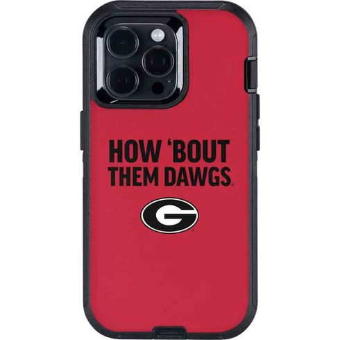 University of Georgia How Bout Them Dawgs Otterbox Defender iPhone Skin