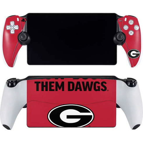 University of Georgia How Bout Them Dawgs PlayStation Portal Remote Player Skin