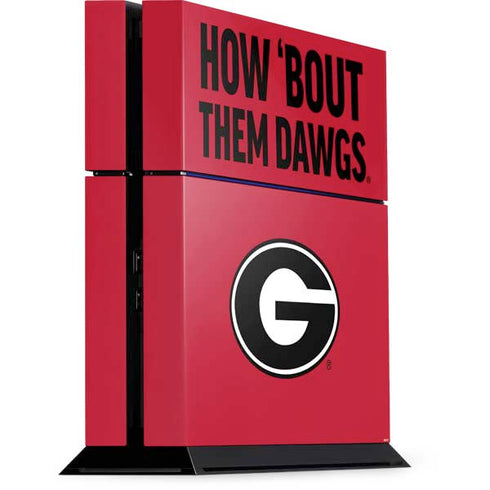 University of Georgia How Bout Them Dawgs PS4 Console Skin
