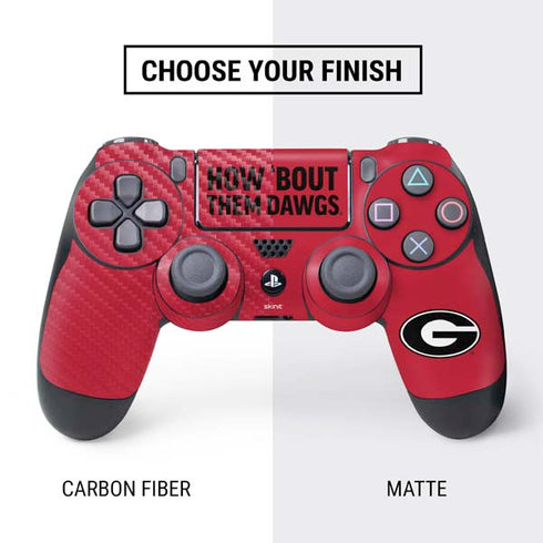 University of Georgia How Bout Them Dawgs PS4 Controller Skin