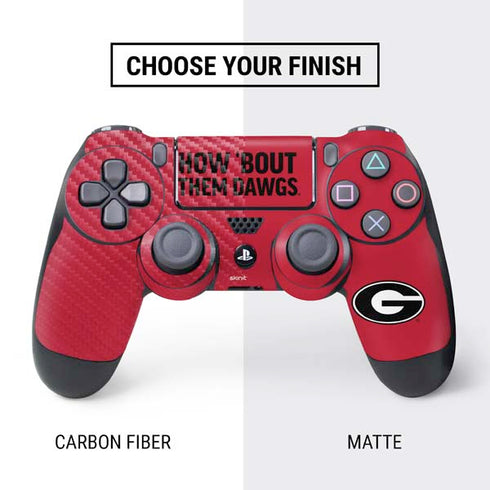 University of Georgia How Bout Them Dawgs PS4 Pro/Slim Controller Skin