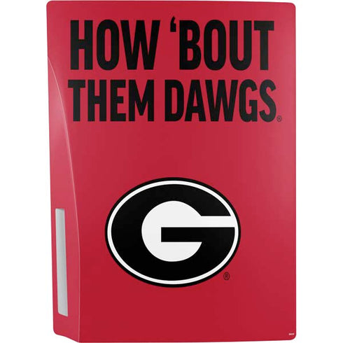 University of Georgia How Bout Them Dawgs PS5 Console Skin